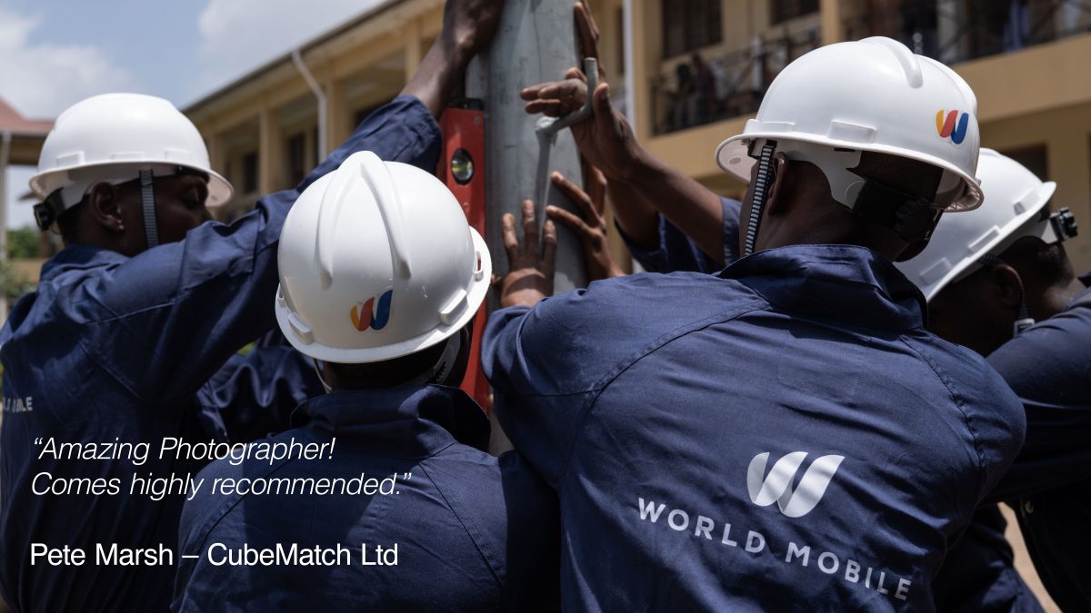 Marcus Valance Images provides Branding Imagery for World Mobile